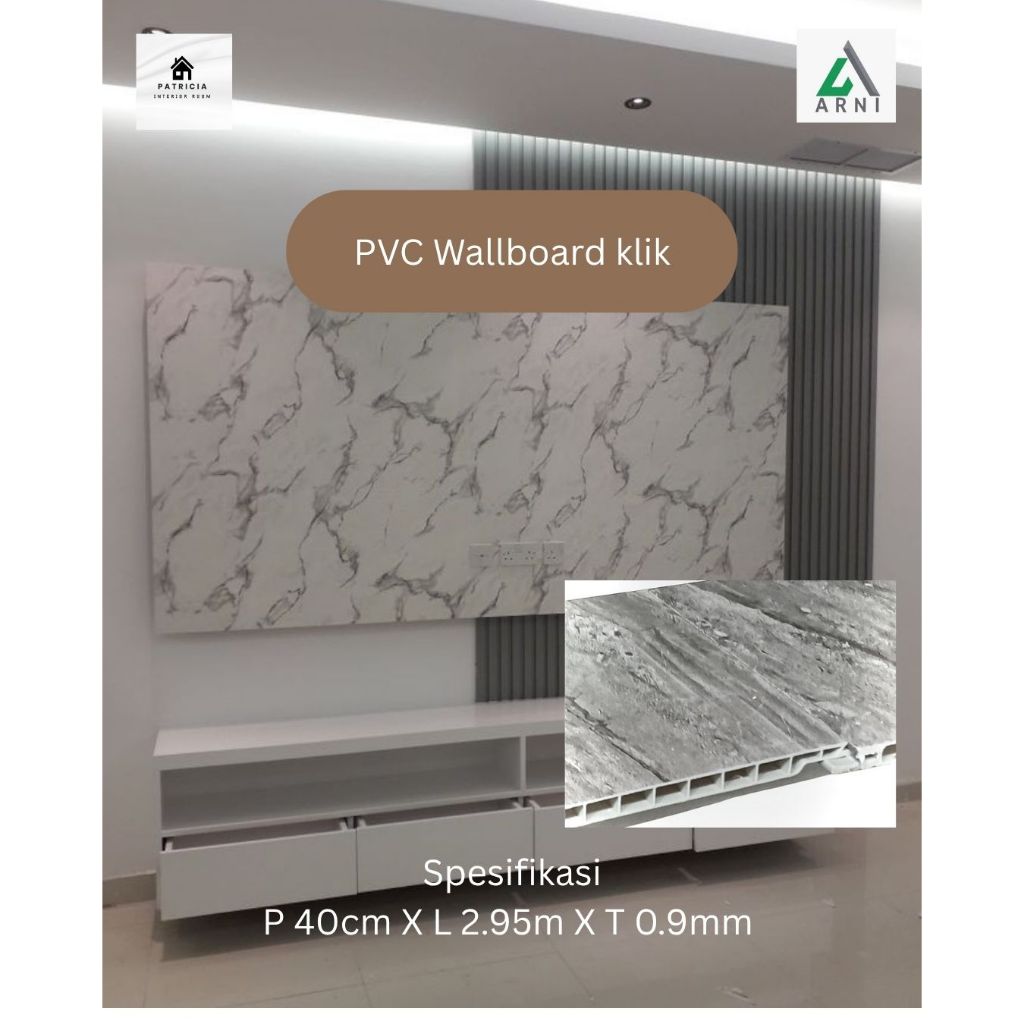 PVC Wallboard Klik | Wallboard PVC Panel Murah