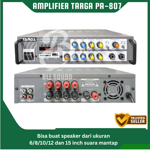 AMPLIFIER TARGA PA807 AMPLI TARGA PA 807 ORIGINAL MURAH
