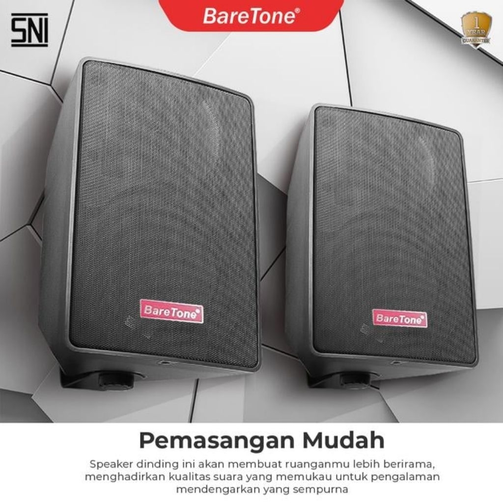 [ Pasif 6,5 inchi ] Sepasang 2 Box Speaker Pasif Passive Baretone MAX65BW 6,5in 6,5 inchi MAX 6BW MA