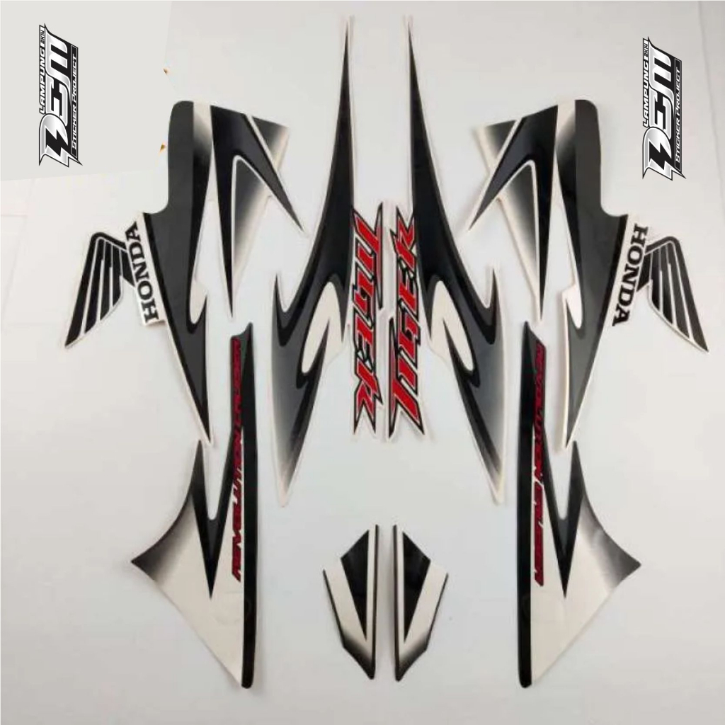 Striping Tiger Revo putih 2013