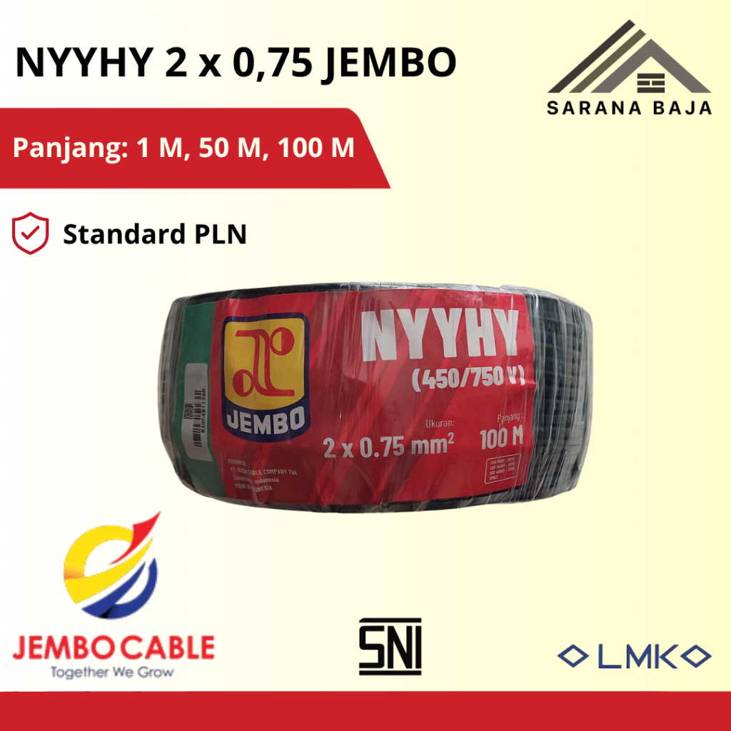 KABEL NYYHY 2 x 0,75 JEMBO