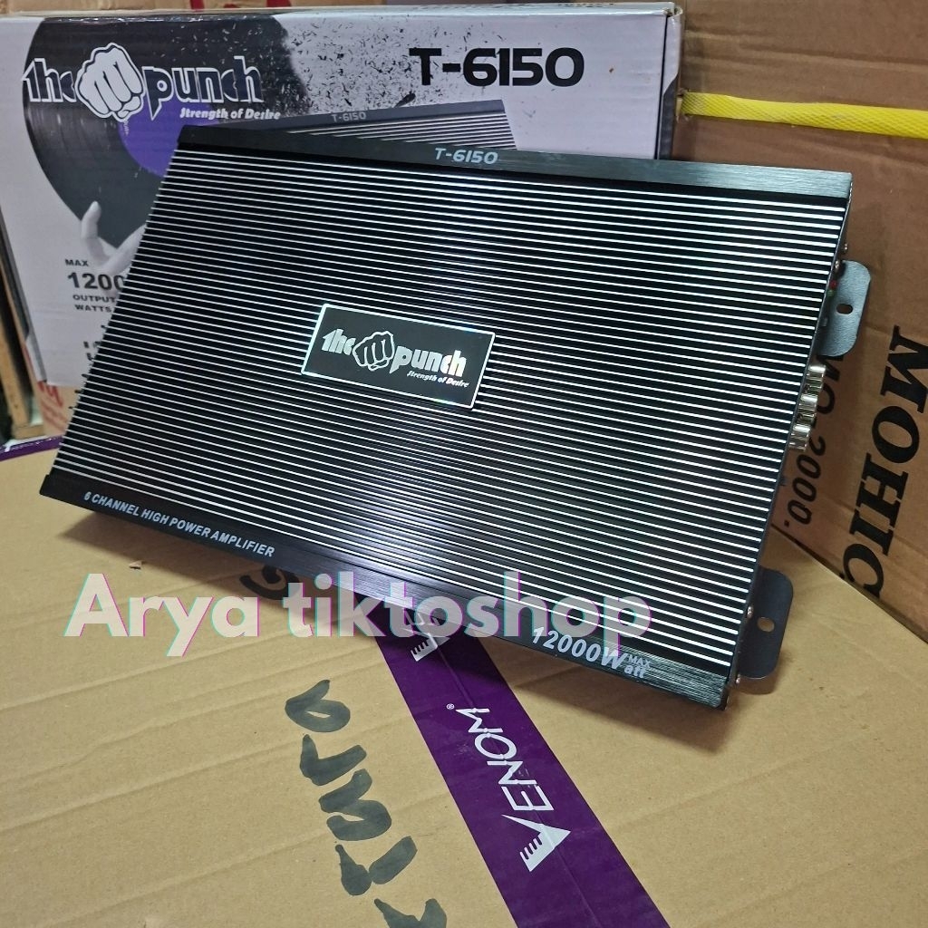 POWER 5CHANNEL THE PUNCH AMPLIFIER THE PUNCH TP 6150 5CHANNEL