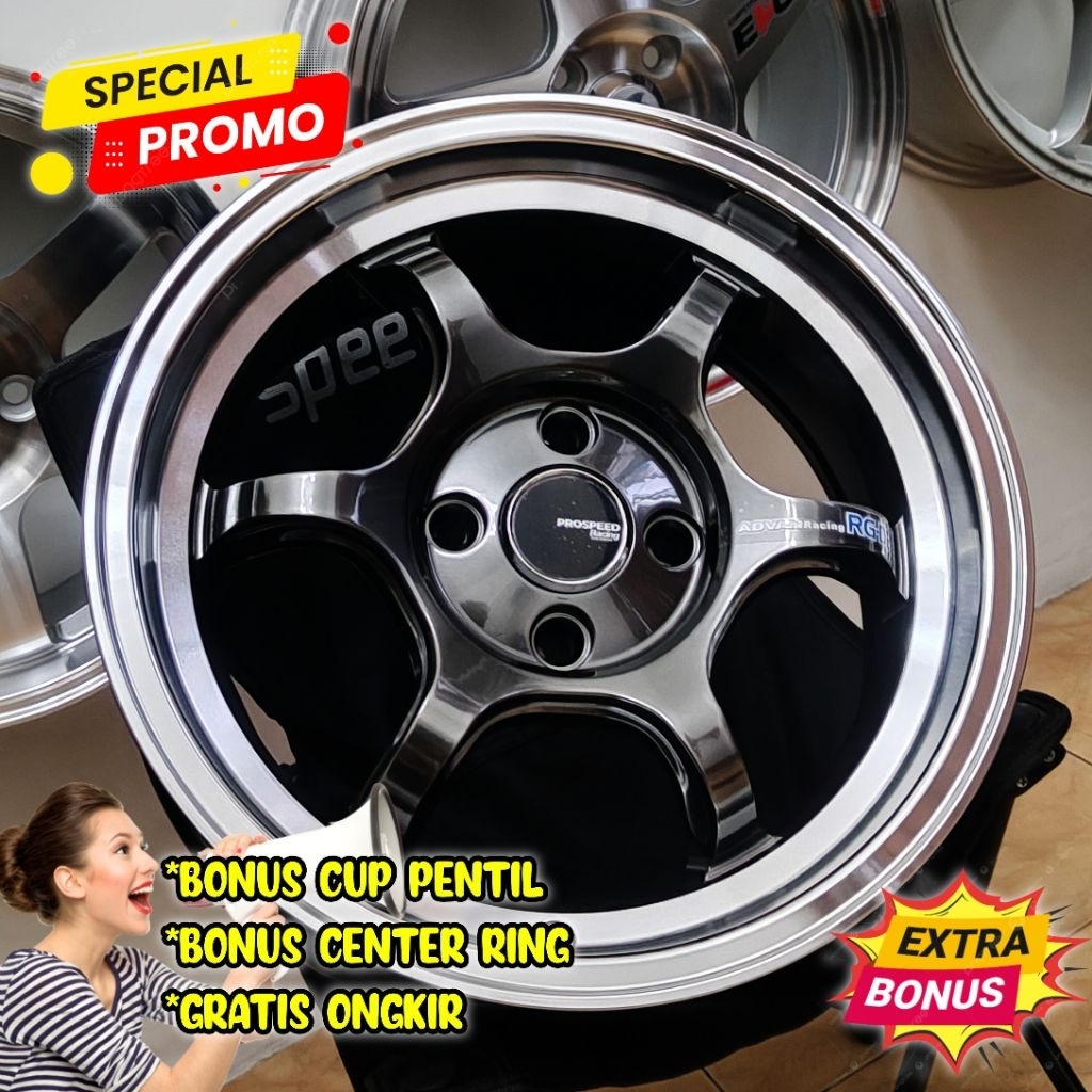 (PROMO) Velg baru murah R15 Advan rgd2 (4PCS)