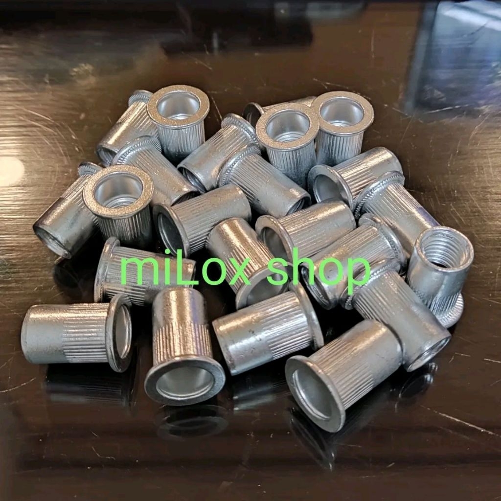 Rivet Nut M10 Alumunium Bibir Tebal