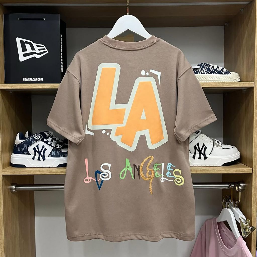 Kaos New Era LA MLB Import High Quality Full Cotton 20s Unisex