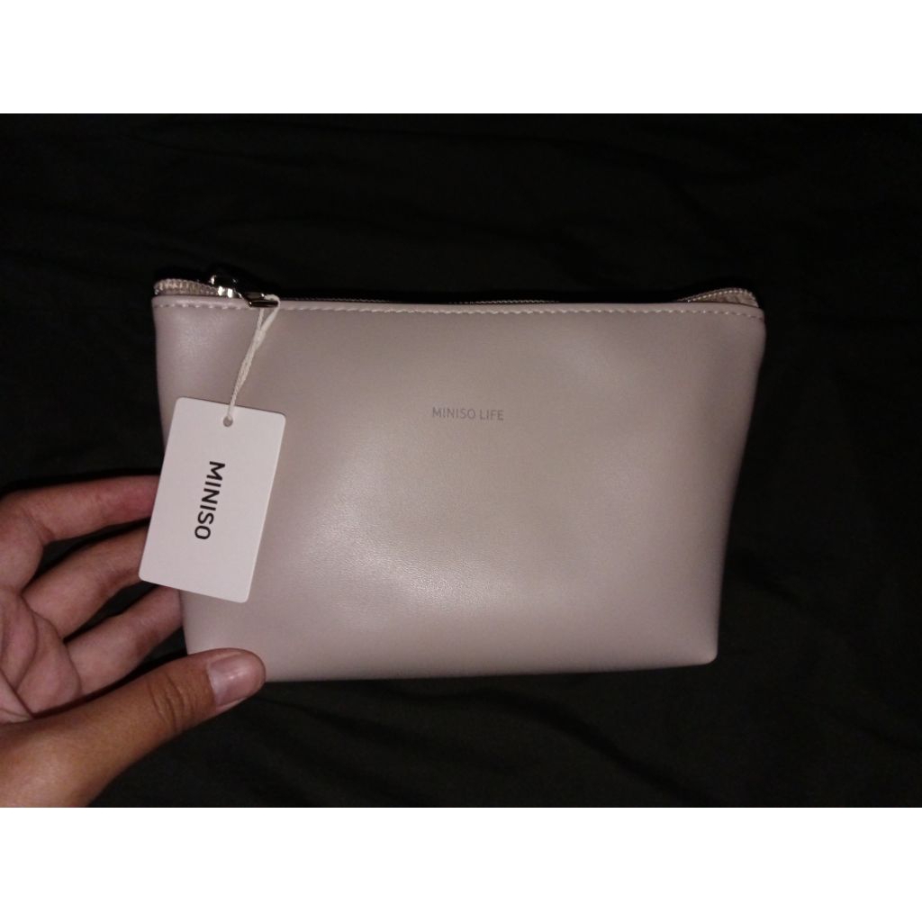 MINISO Pouch Make Up Tas Kosmetik Cosmetic Bag Tas Alat Makeup Tas Make Up Paket Perjalanan Anti Air