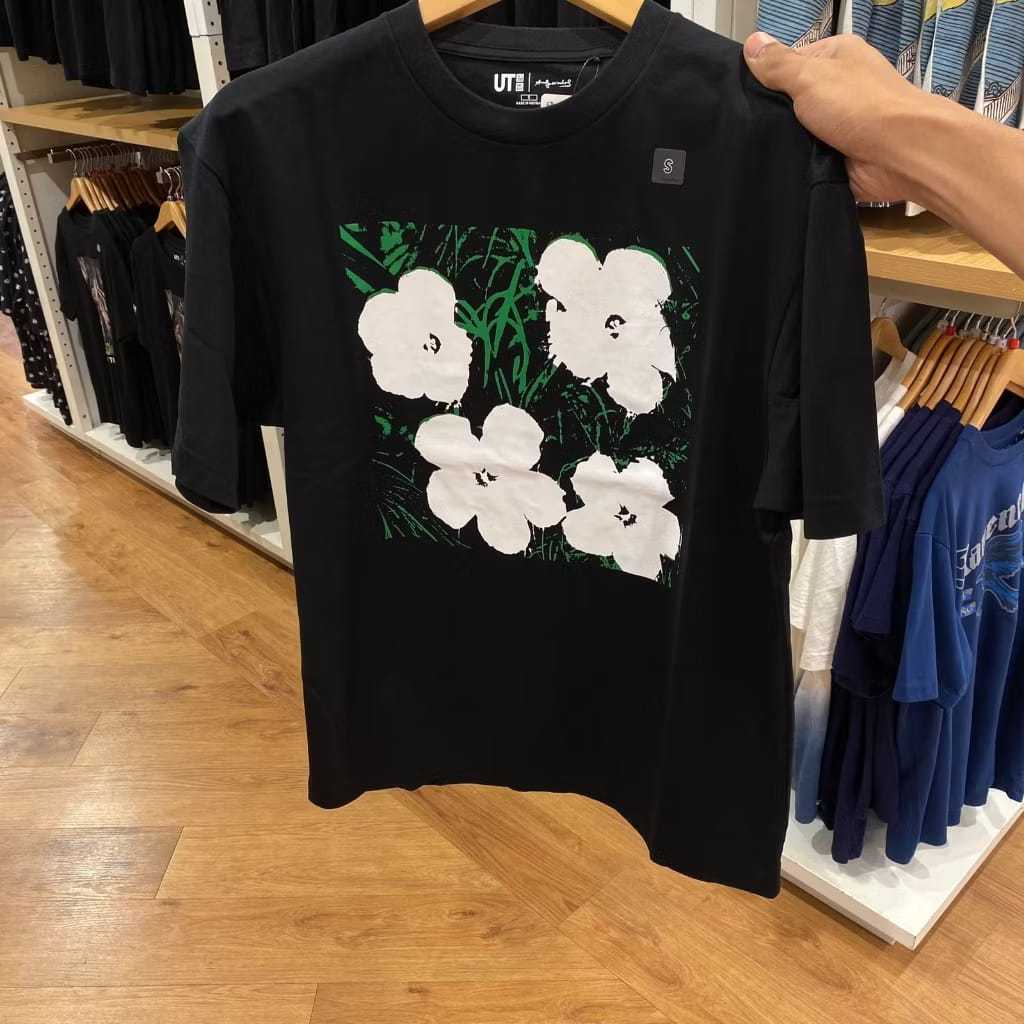 Free Ongkir - T-shirt  UNIQLO Kaos Jihoon Treasure UT NY Pop Art Lengan
