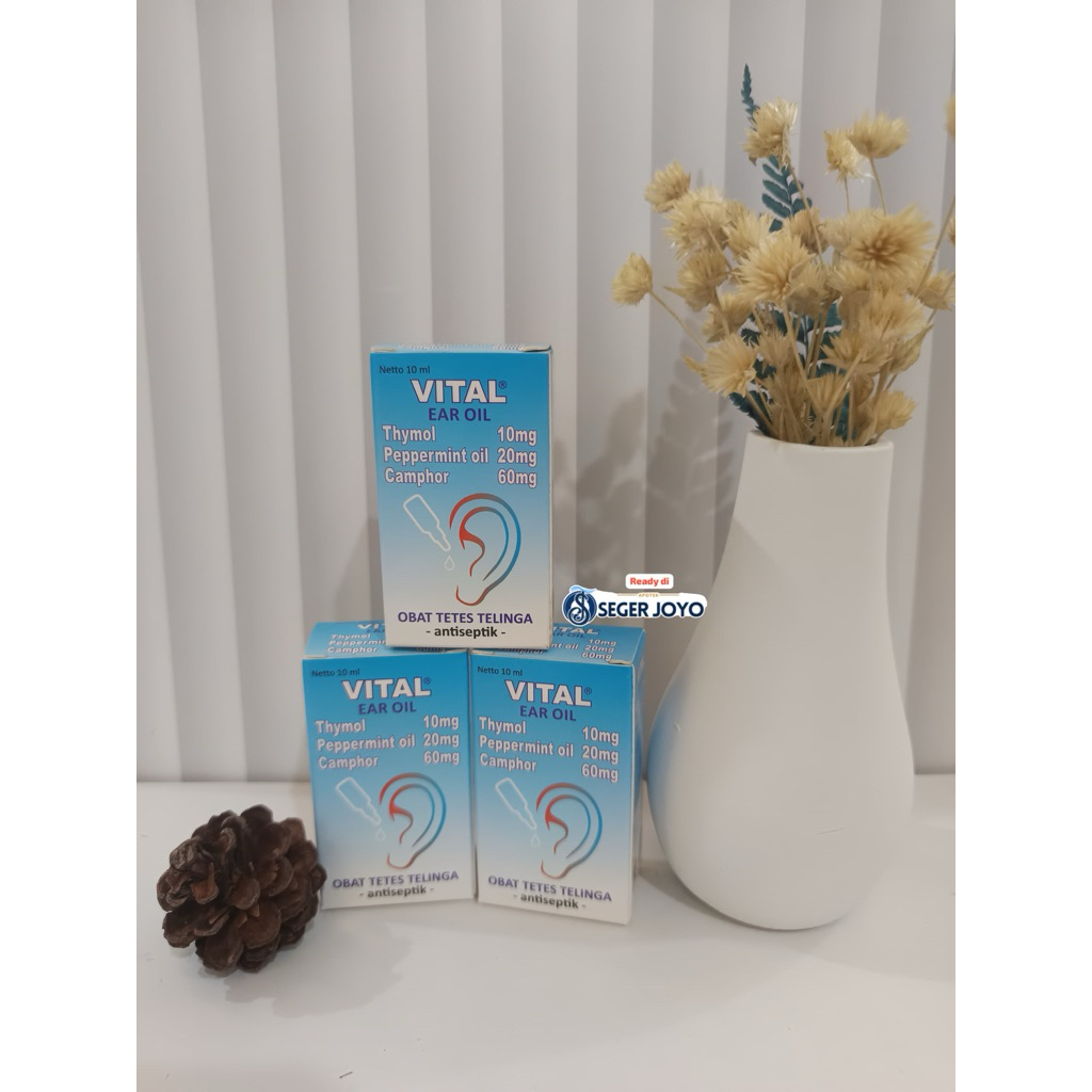 VITAL EAR OIL (OBAT TETES TELINGA)
