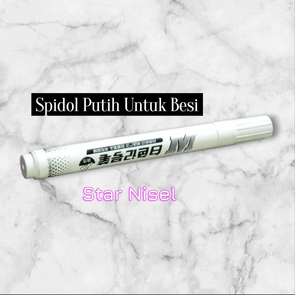 Spidol Putih Permanen Untuk Besi