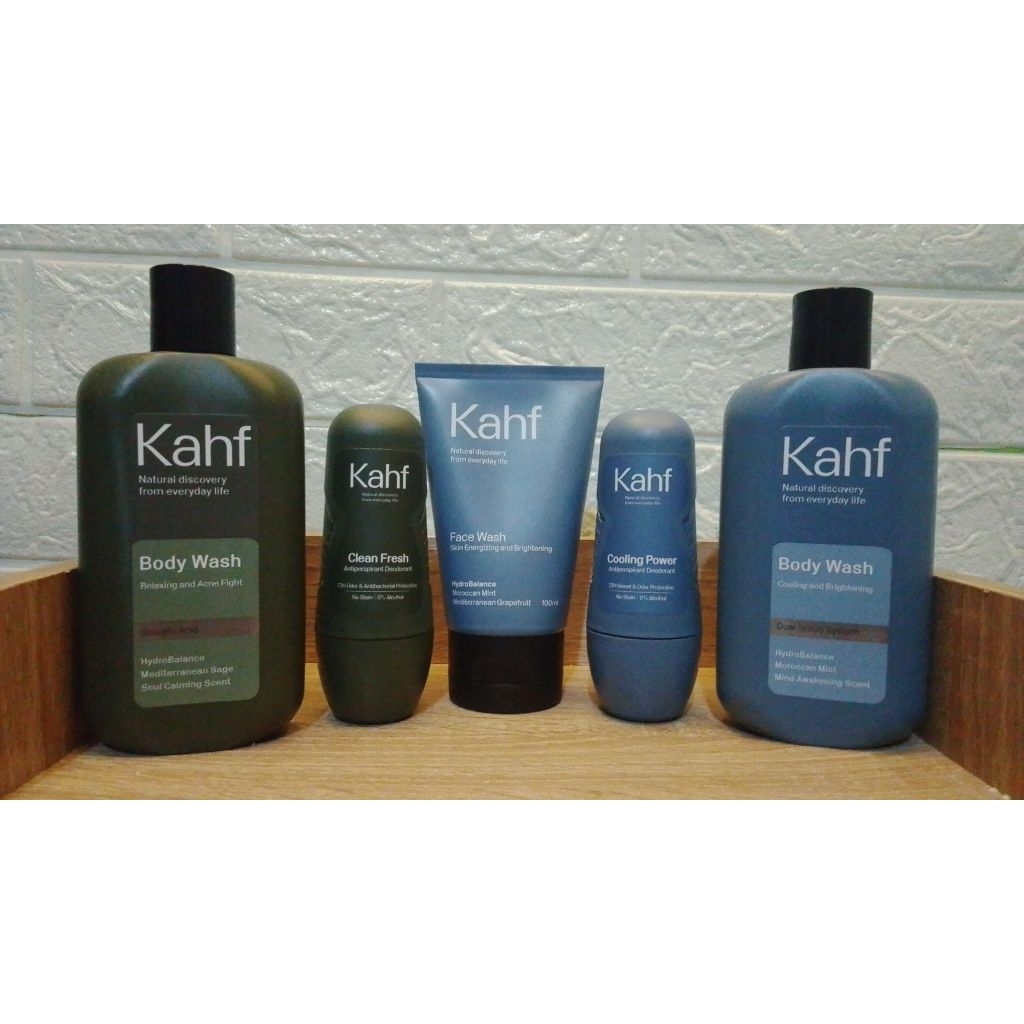 kahf skincare pria/skincare/face wash