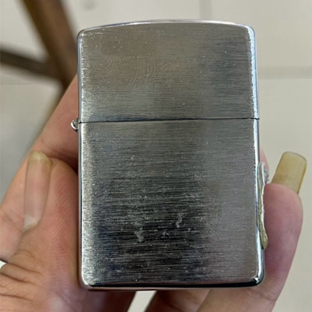 korek api zippo usa polos silver brash ori best quality