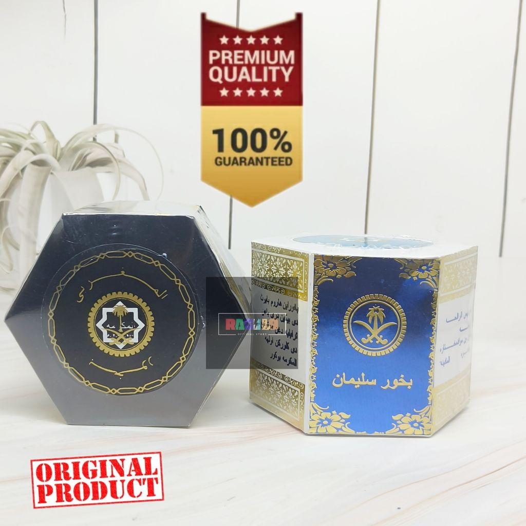 Buhur segienam asli wadah kaca aroma sulaiman dan maghribi kualitas terjamin