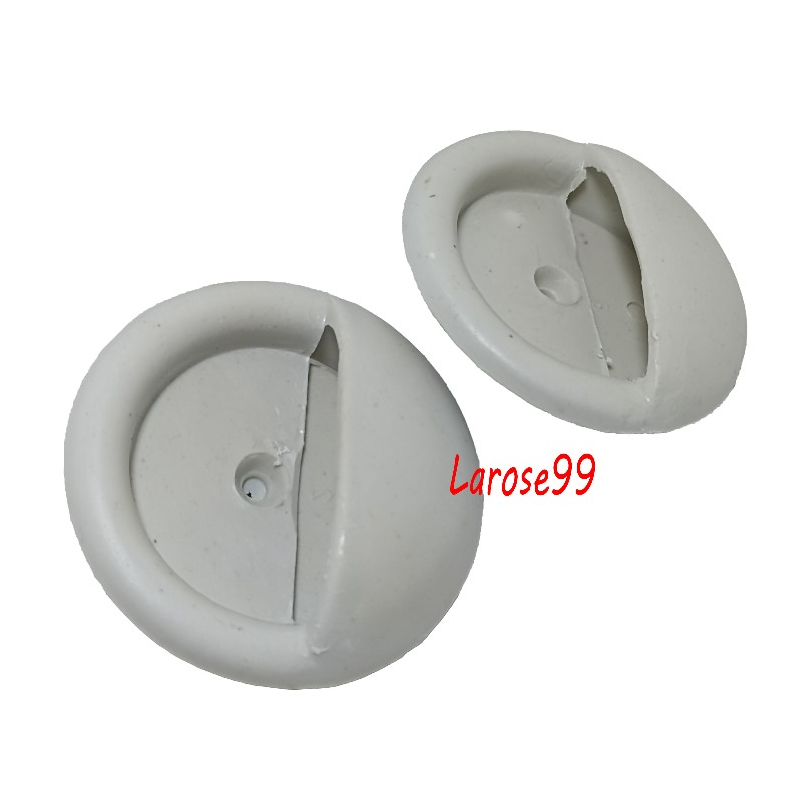 Tarikan Pintu Kamar Mandi Bulat Plastik Putih Anti Karat / Handle Pintu Bulat Kamar Mandi Plastik