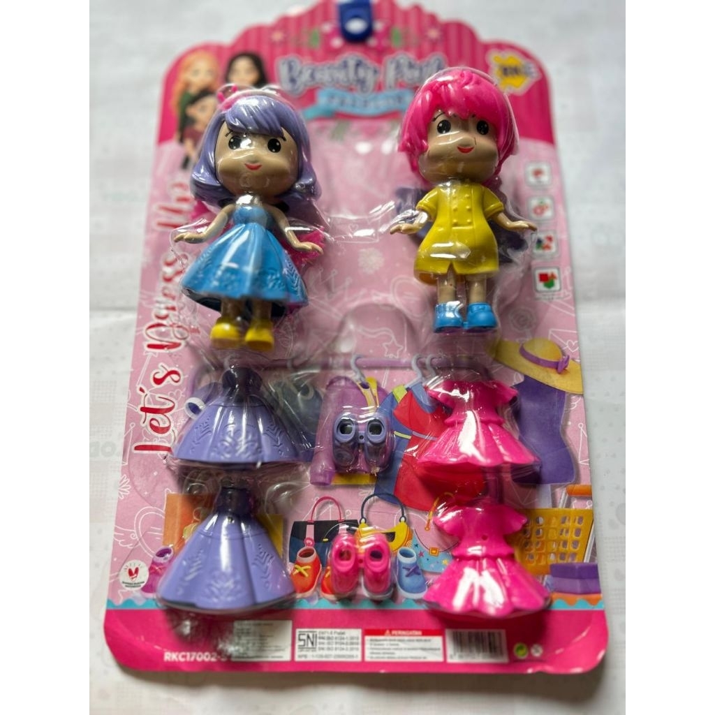 maianan Boneka Beauty Pinky / Boneka Ganti baju Impor