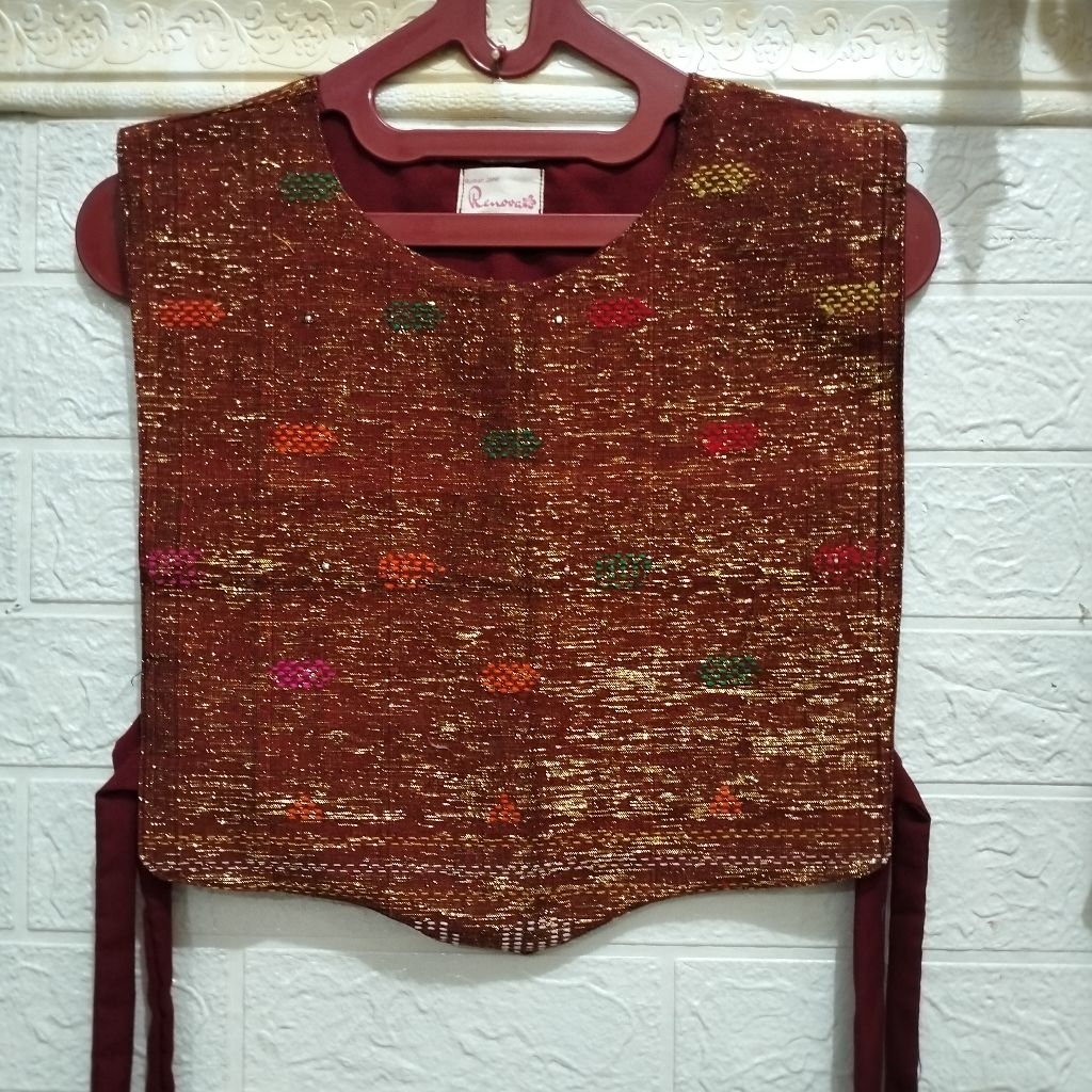 rompi ulos anak remaja, rompi ulos Batak , outer ulos remaja cewek, rompi cewek, vest ulos anak pere