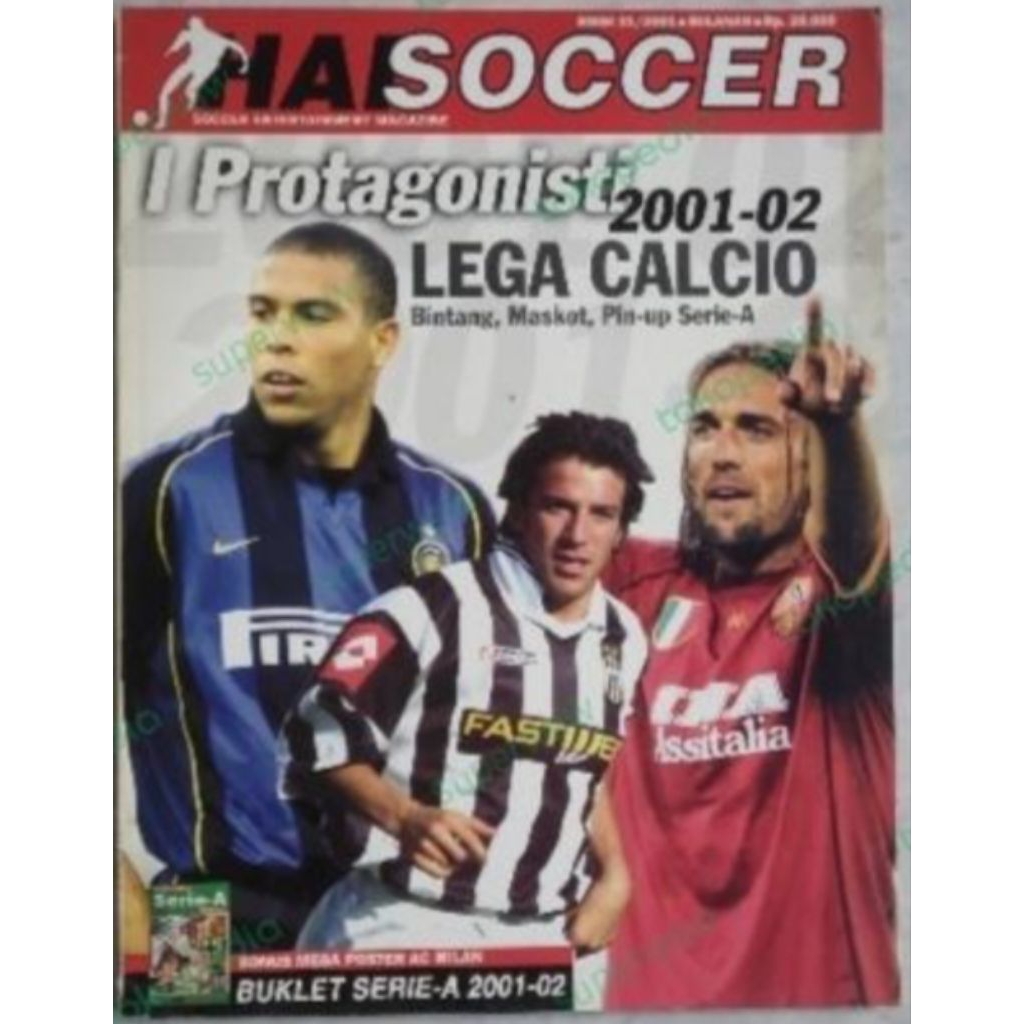 Majalah HAI SOCCER Bonus Poster AC MILAN