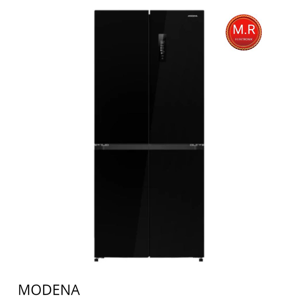 KULKAS SIDE BY SIDE MODENA 4 PINTU 431 liter GARANSI RESMI 20 TAHUN