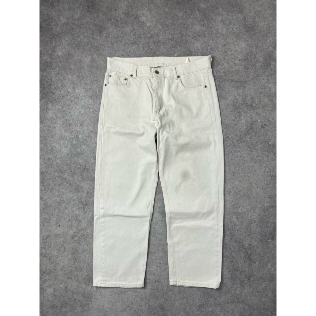 UNIFORM BRIDGE white jeans