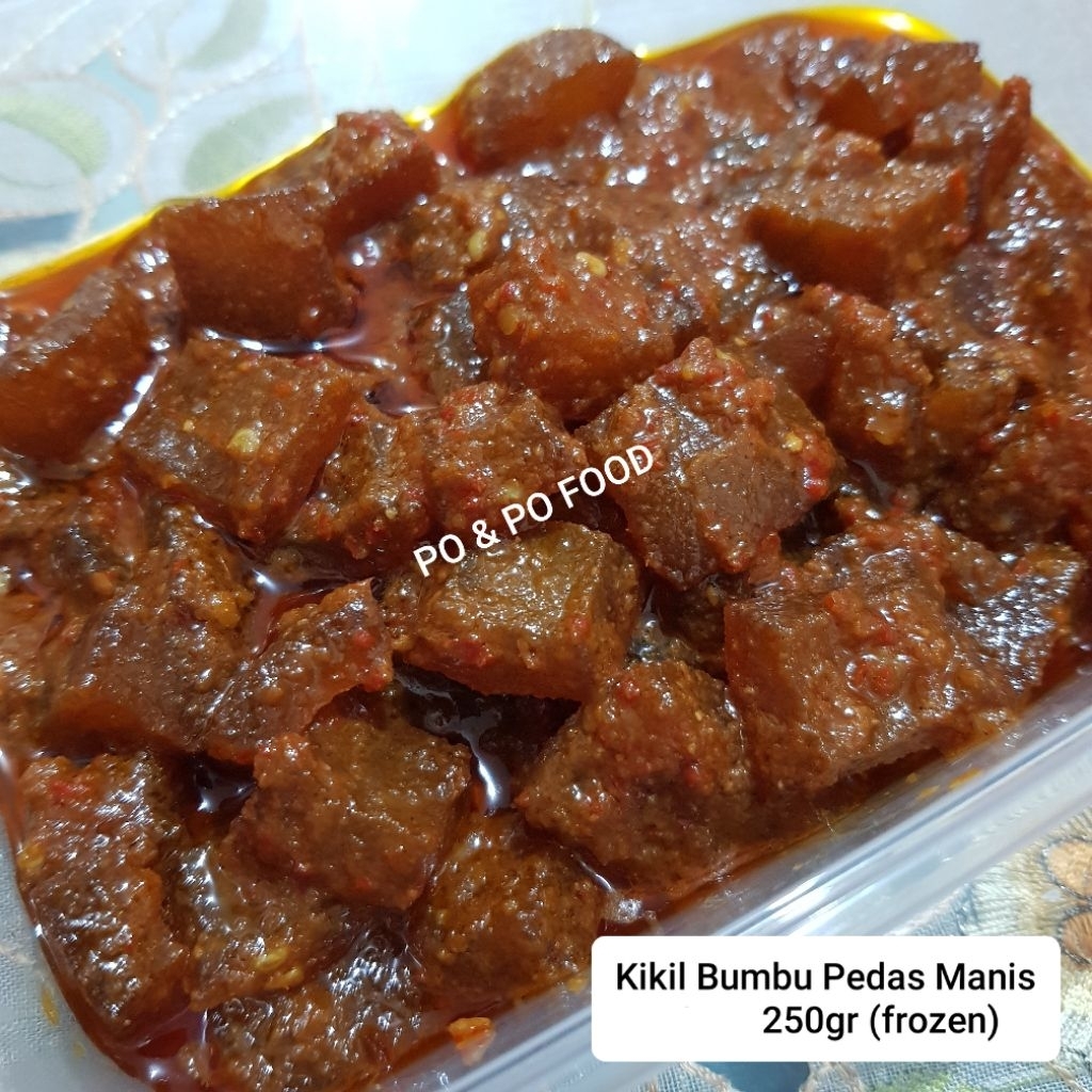Kikil Bumbu Pedas Manis 250gr frozen | Kikil Super Lembut