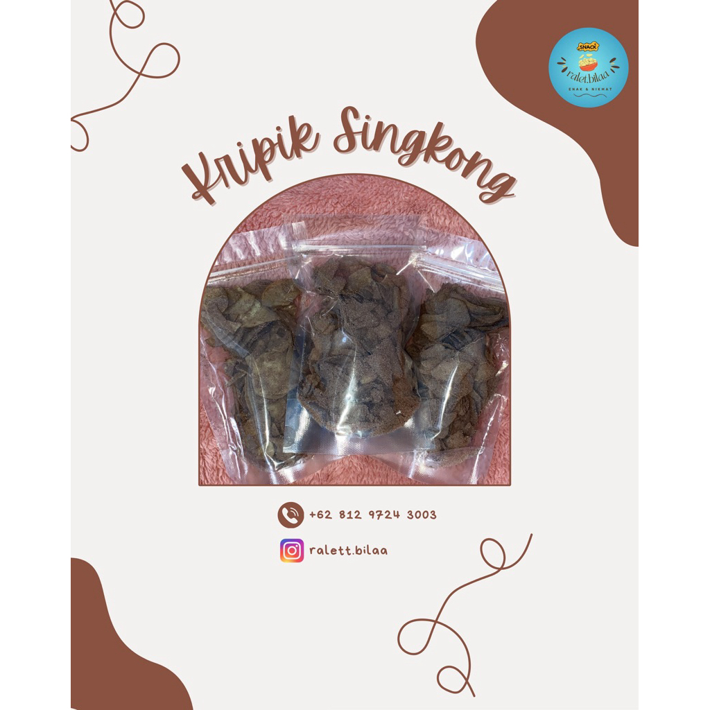 Keripik Singkong Coklat