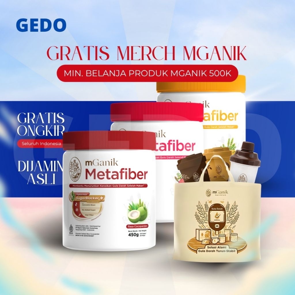 Mganik Metafiber Cocopandan Diabetes Original Herbal Alami