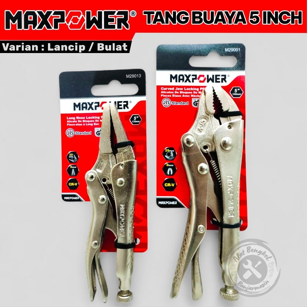 TANG BUAYA MINI "MAXPOWER" 5" ||TANG BUAYA KECIL/MINI VARIAN TYPE