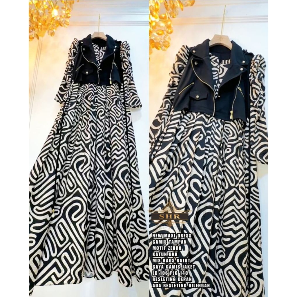 maxi dress SHR ceruty import