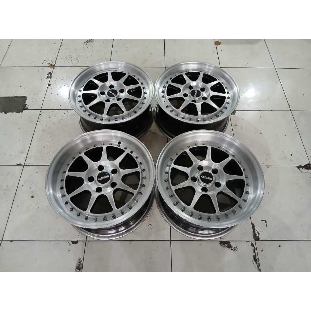 VELG MOBIL RACING ENKEI RING 17 LEBAR 7,5/8,5 LUBANG BAUT PCD 5X114 ET42/30 PELEK