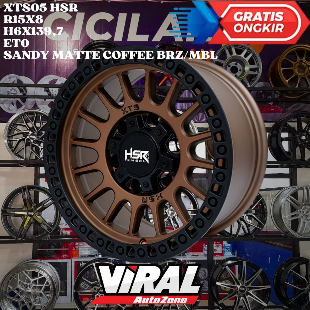 Velg Mobil PANTHER , RANGER , BLAZER , TERRANO , HSR XTS05 RING 15 R15