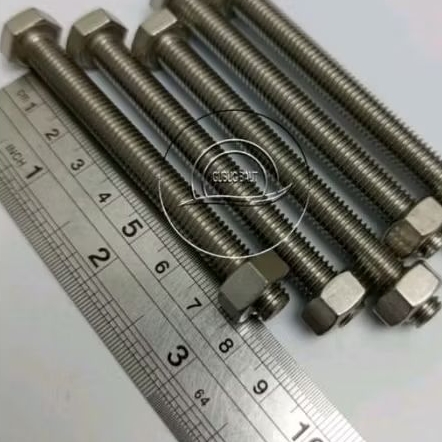 baut mur stainless M8X40 M8X80 M8X90 M8X110 M8X150