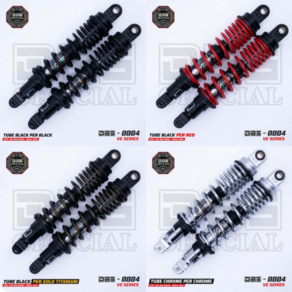DBS Shock DBS 8844 VE SERIES 280mm nouvo/305mm aerox/345mm nmax Sok belakang nmax/Shock belakang aer