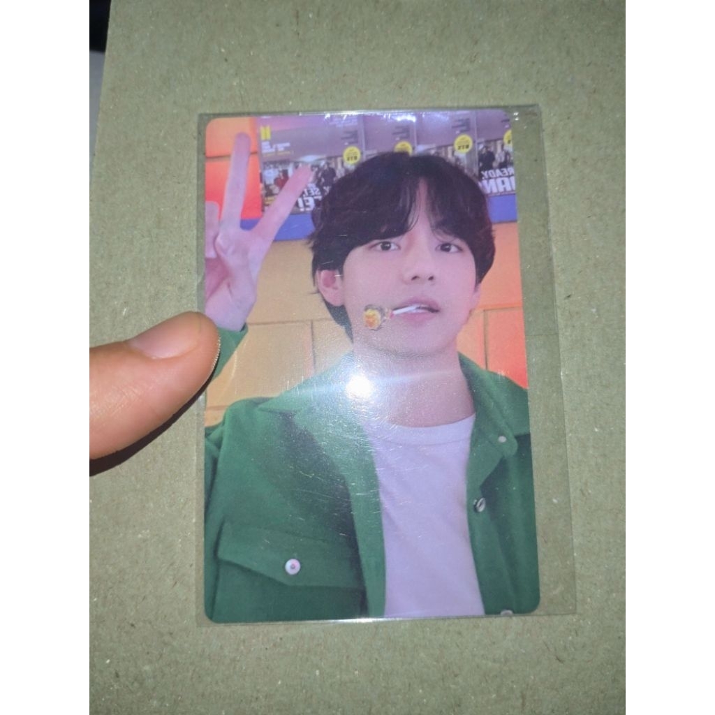 photocard v bts permission to dance