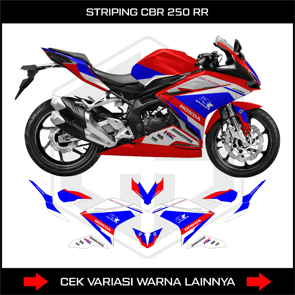 STRIPING CBR 250 RR 2020 / DECAL STICKER HONDA CBR 250RR OLD