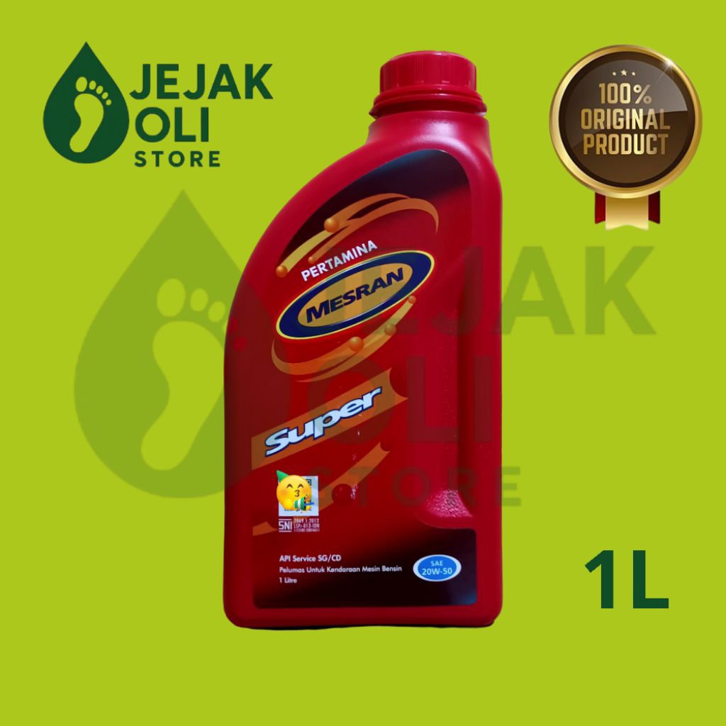 Oli Pertamina Mesran Super 20W-50 1 Liter Original