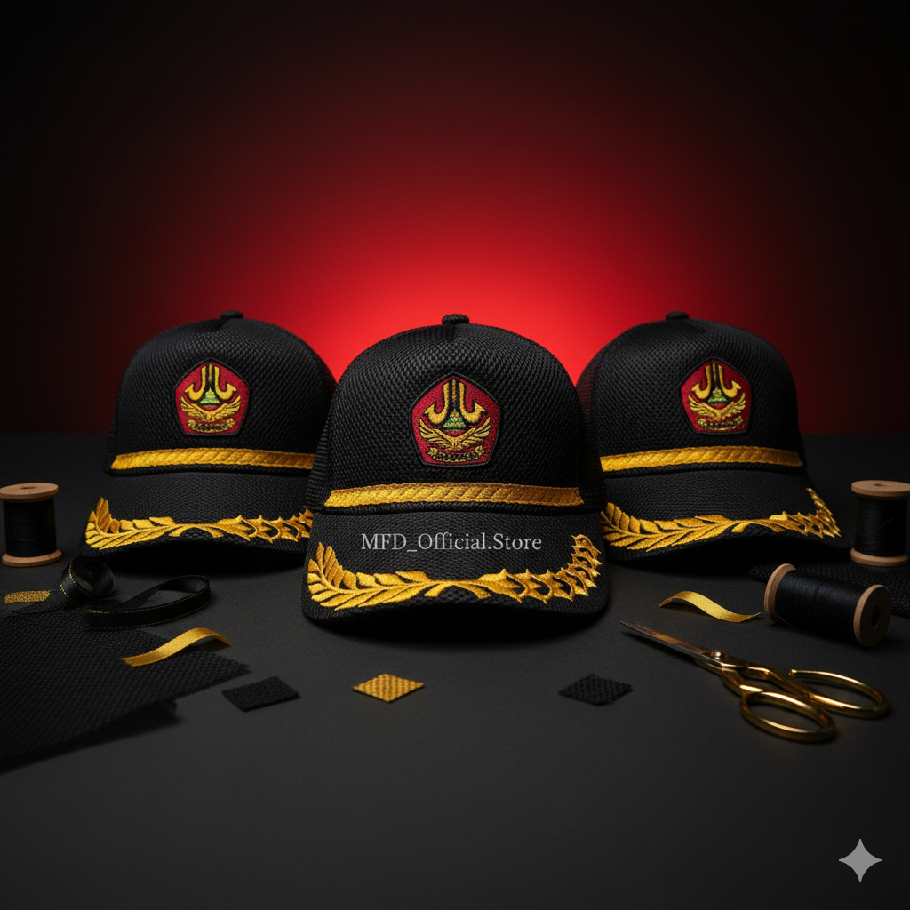 MFD Topi Banser LOGO Bordir Komputer FREE NAMA