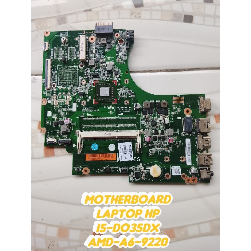 Motherboard Laptop HP i5-do35dx AMD-A6-9220/Rusak
