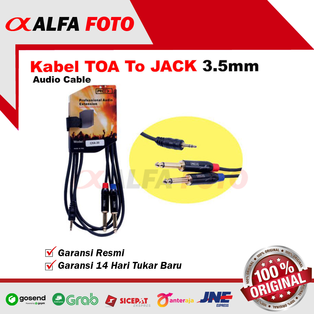 Kabel TOA To JACK 3.5mm
