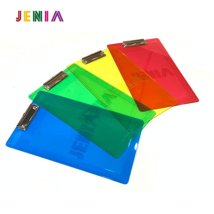 JENIA PAPAN UJIAN PLASTIK WARNA
