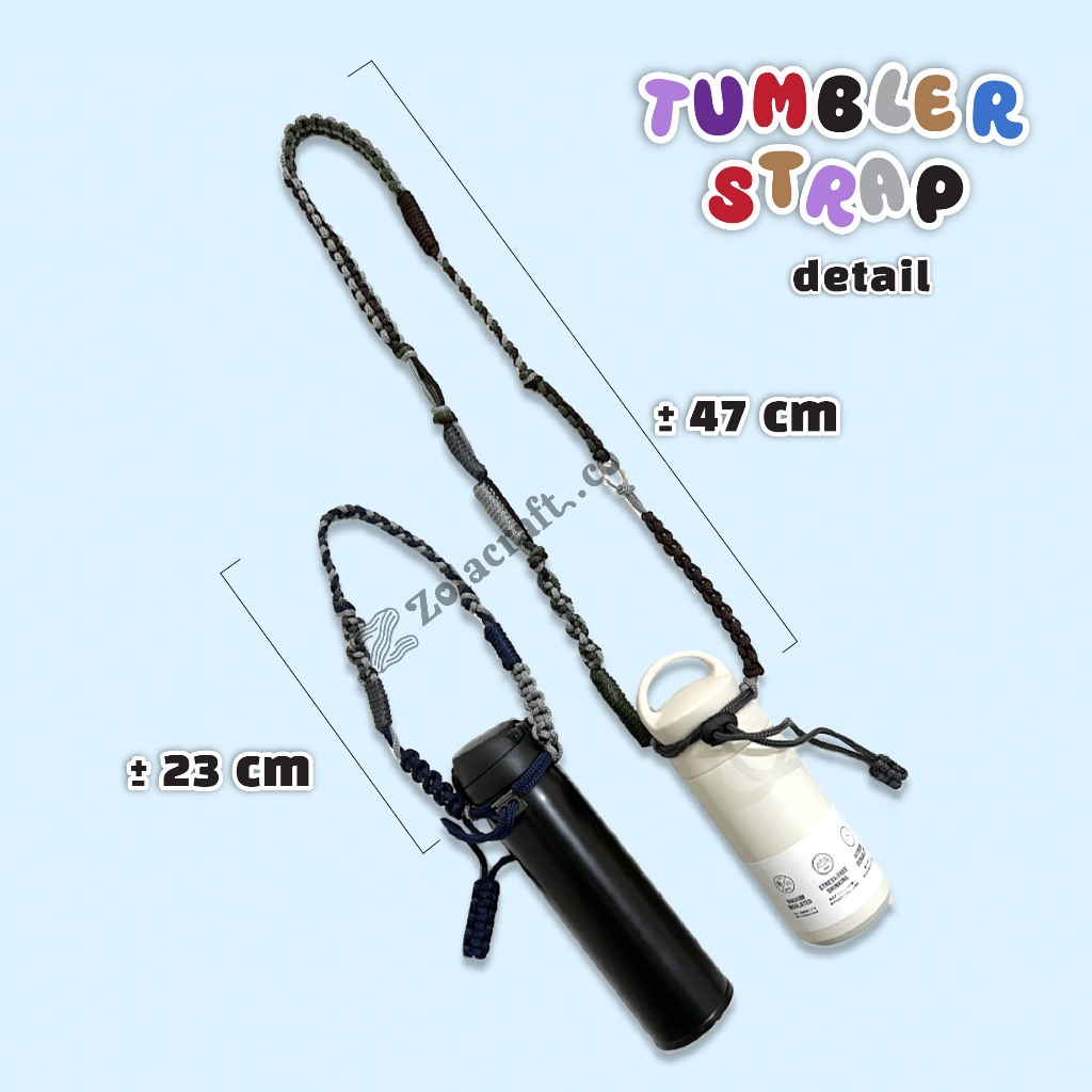 Tas Botol Minum SB8B | Strap Tumbler | Tas Botol | Macrame | Tas Botol Minum Aesthetic