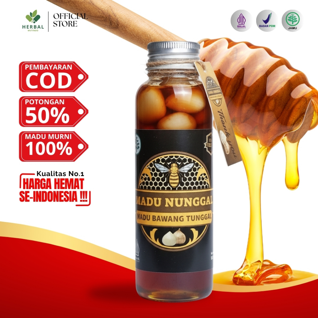 Madu Hutan Bawang Lanang / Madu Asli Fermentasi Bawang Lanang, Peningkat Stamina & Imunitas