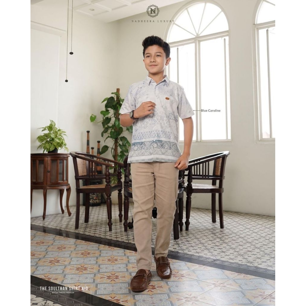 THE SOULTHAN SHIRT DAD & KIDS BY NADHEERA LUXURY || Kemeja anak || kemeja dewasa || kemeja pria moti