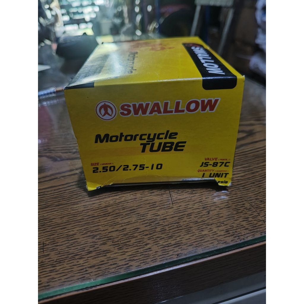 Ban Dalam Vespa 2.50 / 2.75 - Ring 10 Sepeda Motor Listrik Swallow Goda U-Winfly