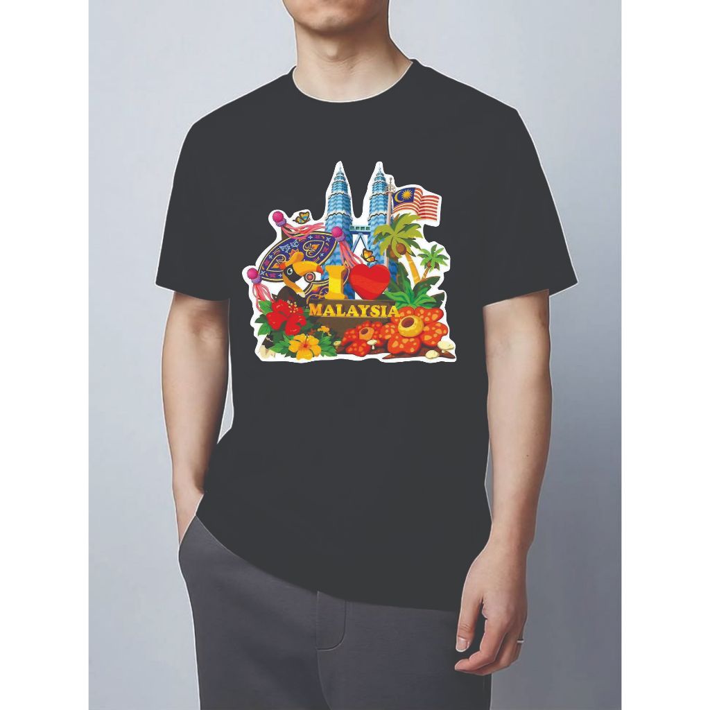 KAOS KATUN/kaos oleh oleh MALAYSIA/KAOS SUVENIR MALAYSIA