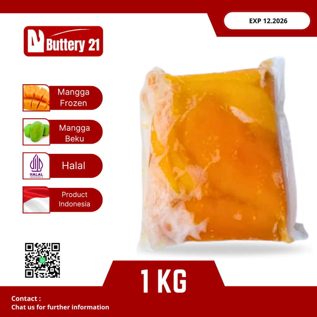 BUAH MANGGA HARUM MANIS FROZEN/BUAH BEKU BUAH FROZEN MANGGA