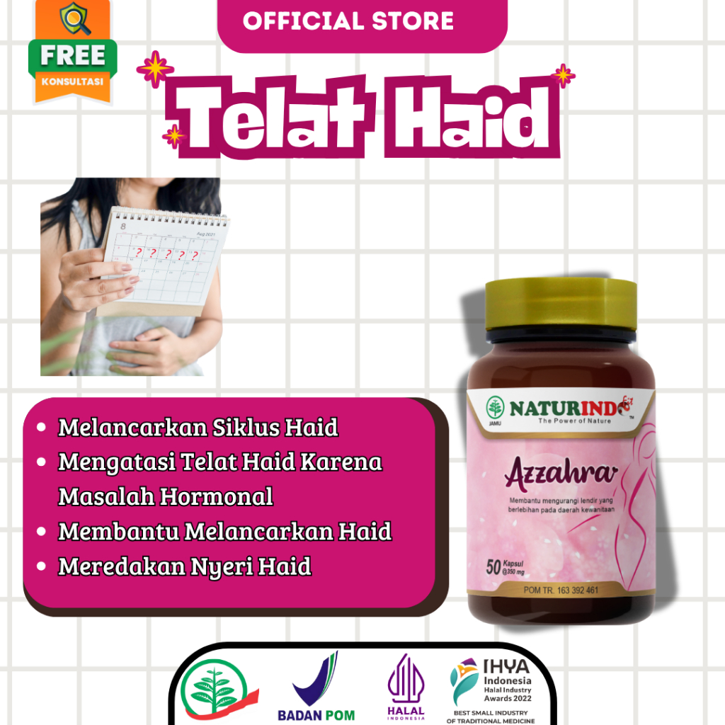 Herbal Telat Haid Kurang Dari 1 Bulan Lebih Dari 1 Bulan Pelancar Haid Meredakan Nyeri Haid