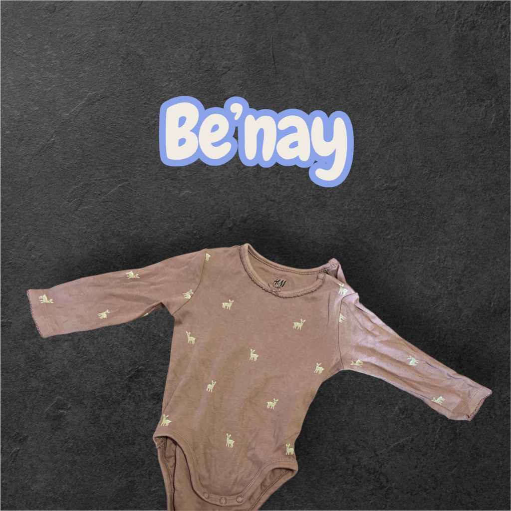 H&M basic romper baby