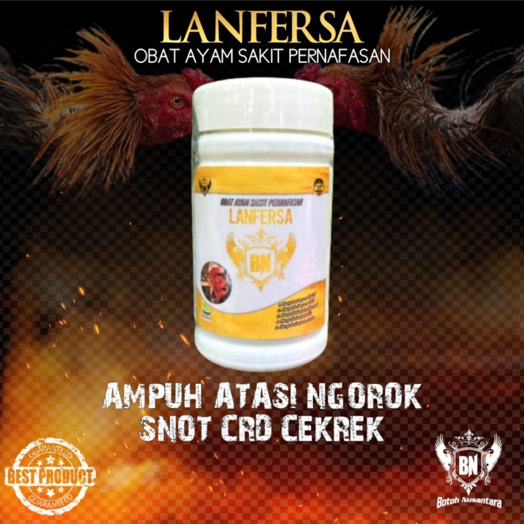 Obat herbal ayam LANFERSA ayam ngorok snot CRD pilek