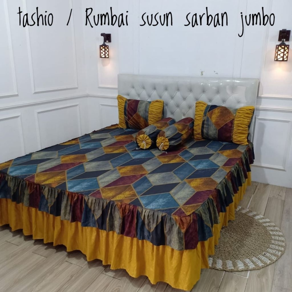 sprei rumbai susun ukr 180x200x20