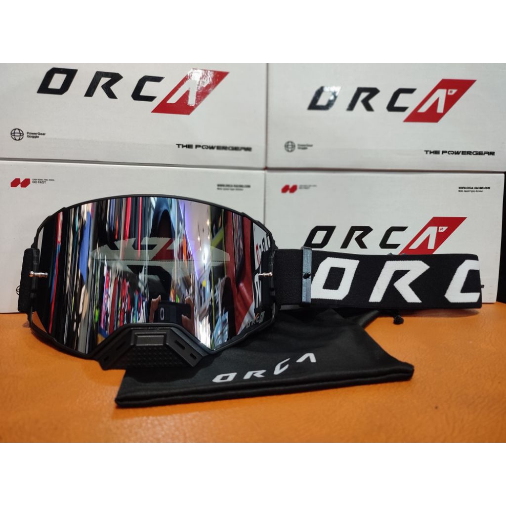 google orca new anti embun kacamata helm terbaru orca