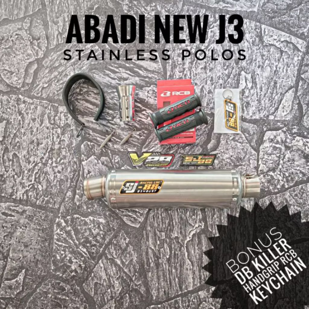 Silincer SJ-88 Abadi New J2 J3 SS Silinser Original SJ88 Racing Exhaust Slenser selenser slinser Sta